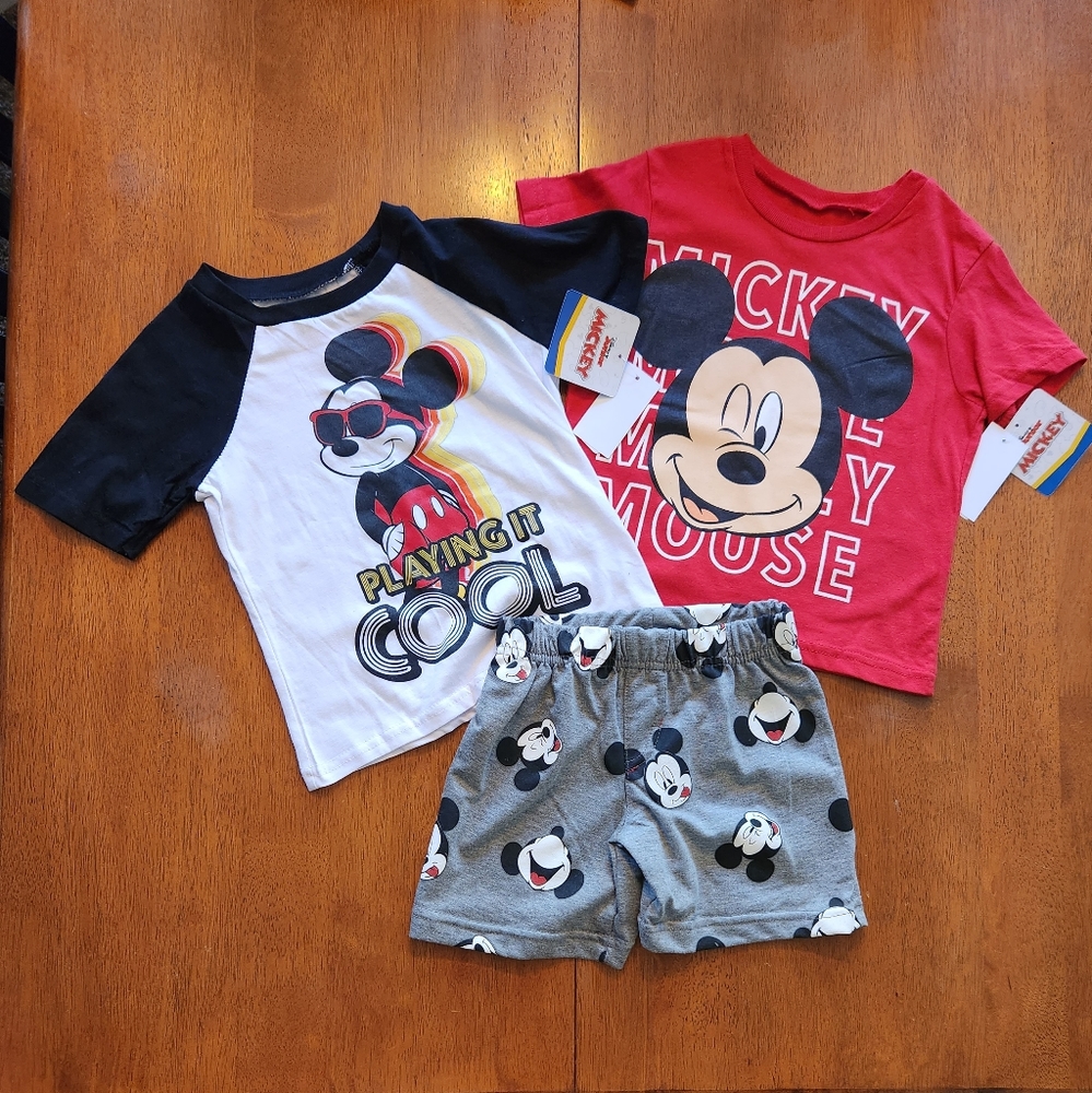 Mickey Mouse Tshirt and Short Set